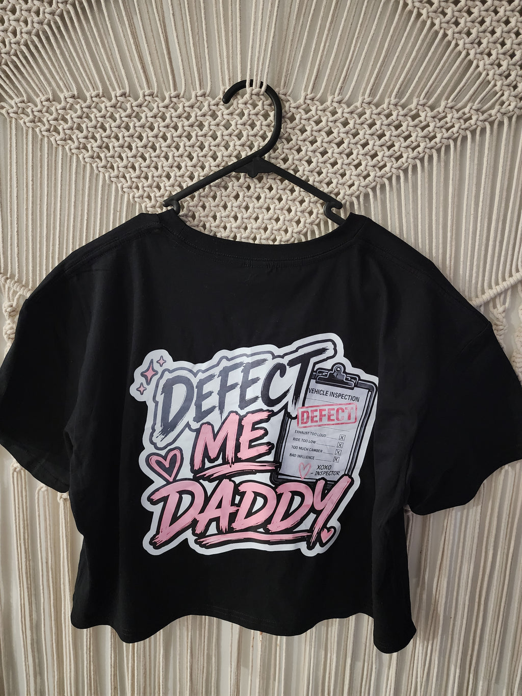 Pre-Order — DEFECT ME DADDY CROP TEE